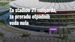 Za stadion milijarde, za vodu nula